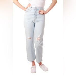Levi's Women's Ribcage Straight Ankle Jeans- High Waisted Straight Jeans-Size 26